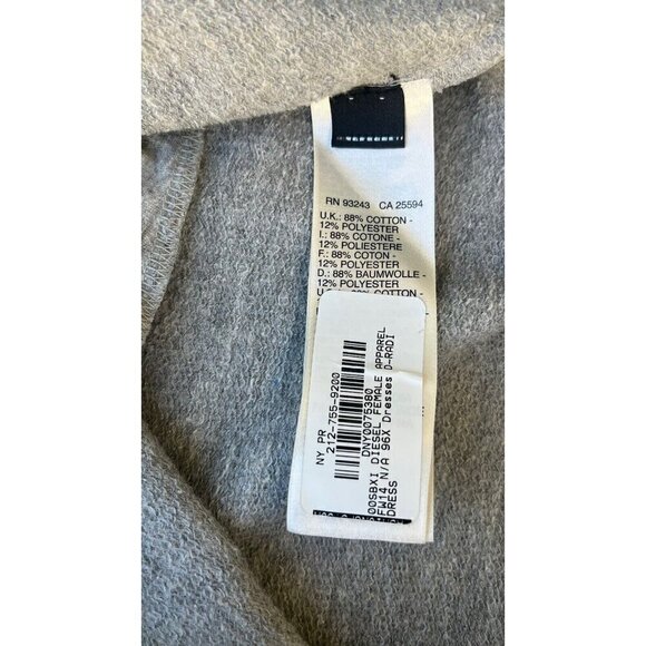 Diesel Women Gray Cotton BlenSleeveless D-Radi Beaded Dress Size S 00SBXI0LAGL - Picture 4 of 12